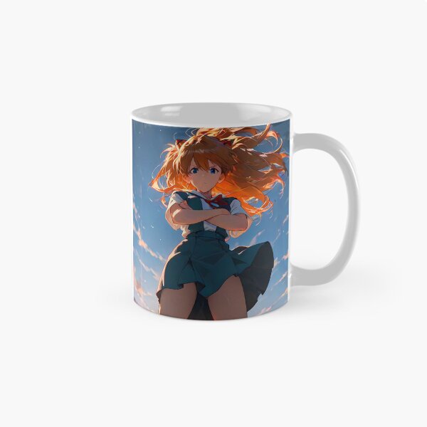Item preview, Asuka Langley Soryu Neon Genesis Evangelion Anime Girl Waifu Heroic Sky designed and sold by riadjamai.