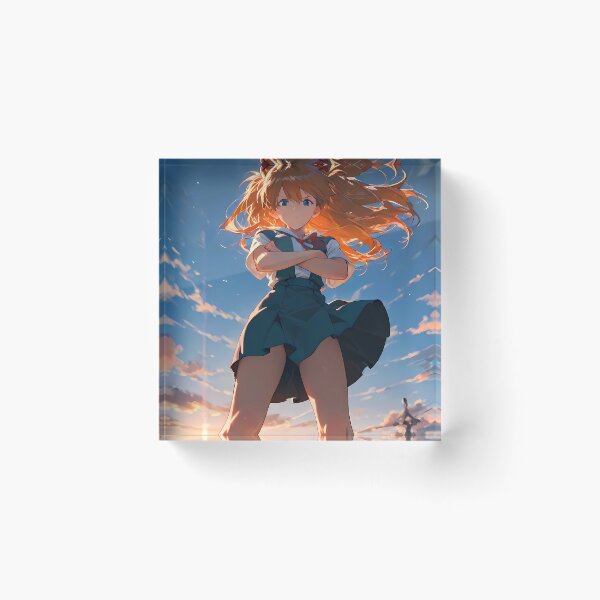 Item preview, Asuka Langley Soryu Neon Genesis Evangelion Anime Girl Waifu Heroic Sky designed and sold by riadjamai.