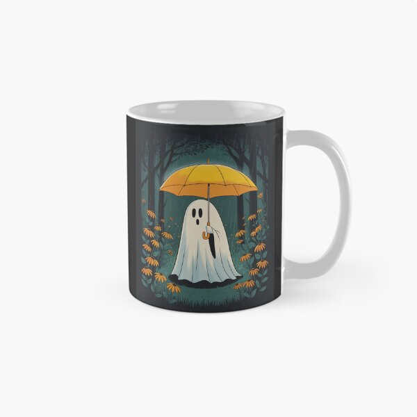 Item preview, Floral Halloween Spooky Ghost In The Forest Gothic designed and sold by BlueCreator-inc.