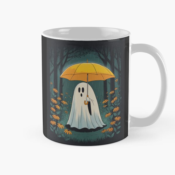 Item preview, Floral Halloween Spooky Ghost In The Forest Gothic designed and sold by BlueCreator-inc.