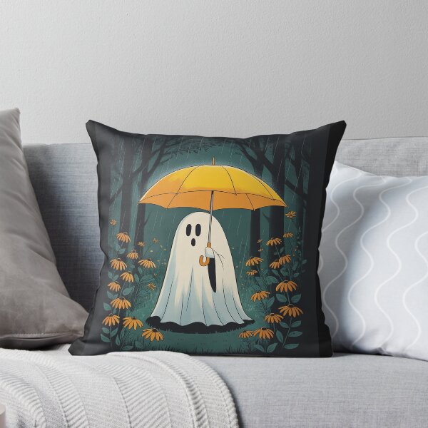 Item preview, Floral Halloween Spooky Ghost In The Forest Gothic designed and sold by BlueCreator-inc.