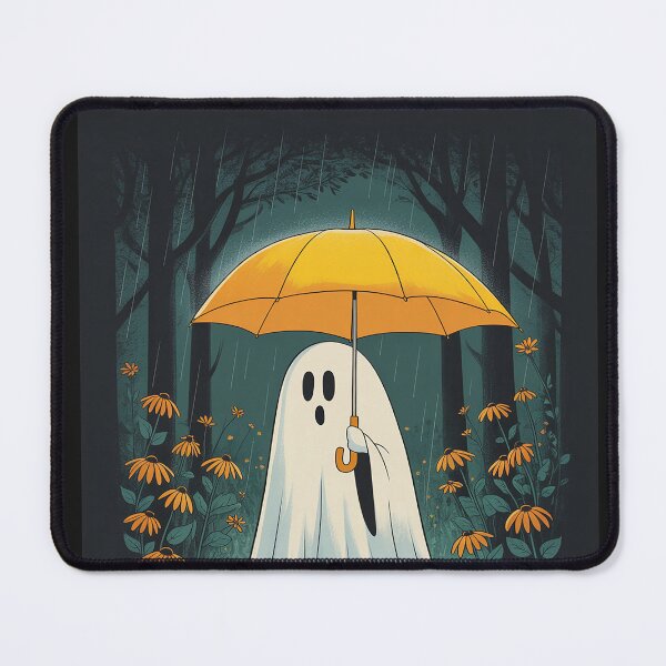 Item preview, Floral Halloween Spooky Ghost In The Forest Gothic designed and sold by BlueCreator-inc.