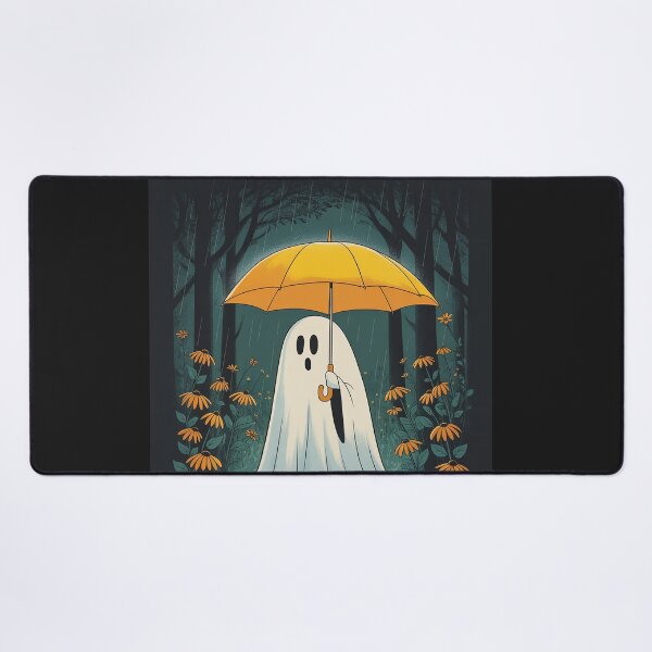 Item preview, Floral Halloween Spooky Ghost In The Forest Gothic designed and sold by BlueCreator-inc.