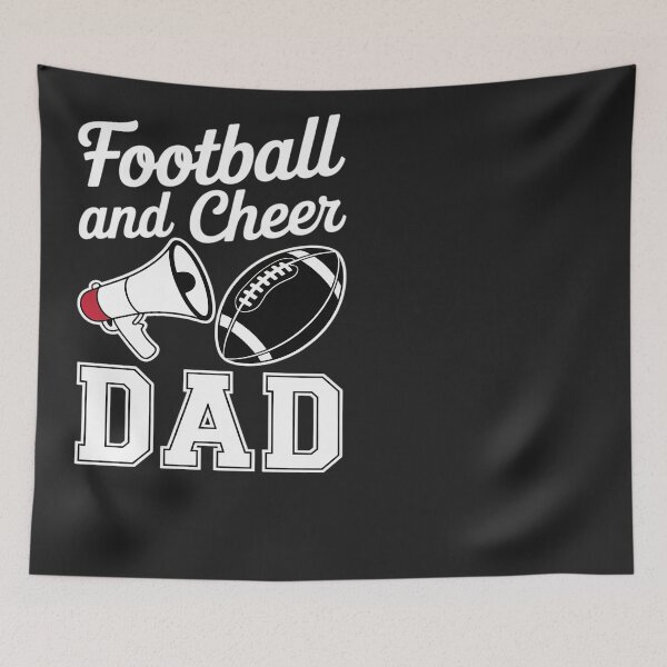 Item preview, Football And Cheer Dad Cheerleader And Football Player designed and sold by BlueCreator-inc.