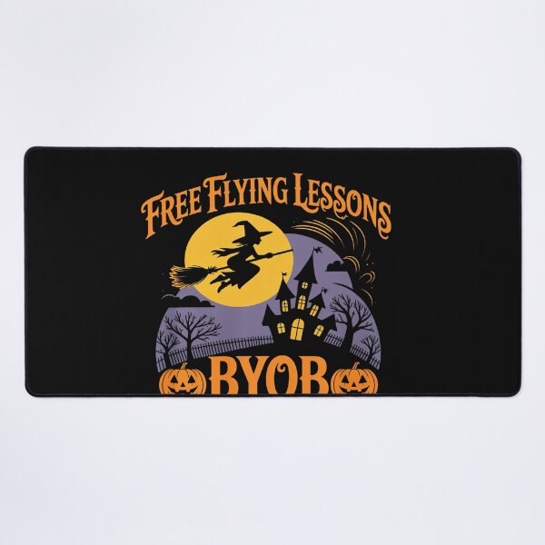 Item preview, Free Flying Lessons BYOB Halloween Witch designed and sold by BlueCreator-inc.