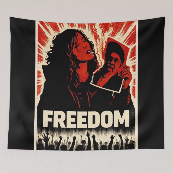 Item preview, Freedom for Iran – Woman Life Freedom Protest Art designed and sold by batcaveshirts.