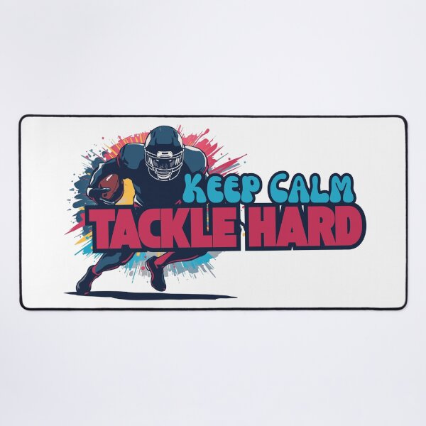 Item preview, Keep Calm Tackle Hard - Dynamic American Football Action Graphic designed and sold by CulDeSacCreate.