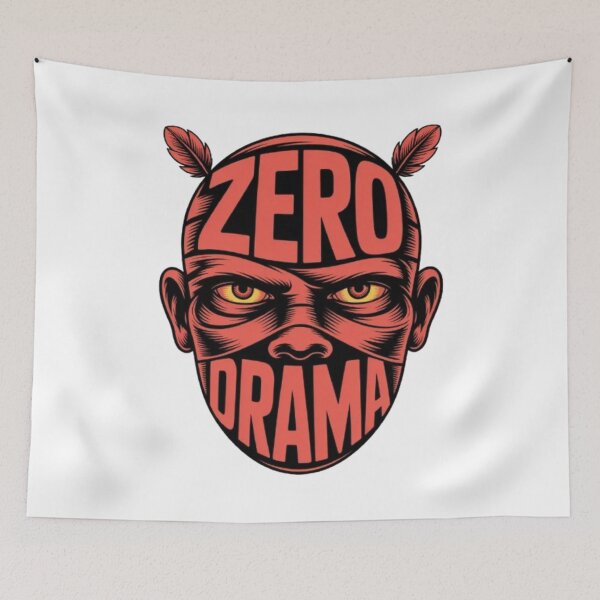 Item preview, Zero Drama – No Noise, No Excuses Streetwear Statement designed and sold by NewUSShop.