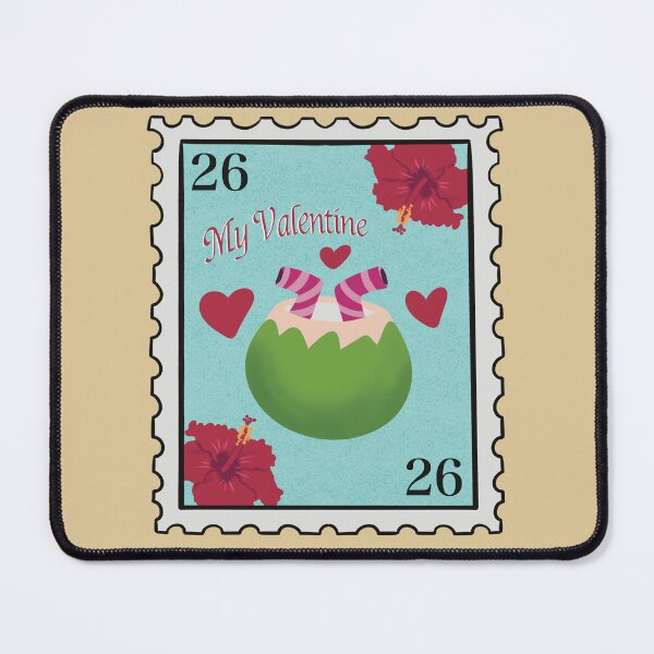 Item preview, Valentines stamp designed and sold by PolacaDoodles.