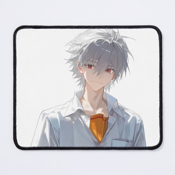 Item preview, Kaworu Nagisa Neon Genesis Evangelion Minimal Portrait Calm Anime designed and sold by riadjamai.