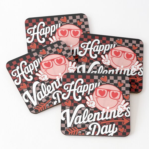 Item preview, Retro Happy Valentine's Day Smiley T-Shirt designed and sold by LashondaGreen89.