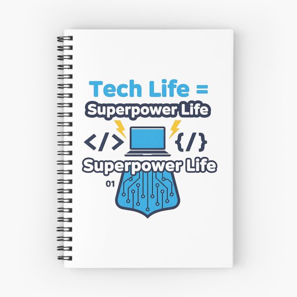 Item preview, Tech Life = Superpower Life – Funny Programmer T-Shirt designed and sold by Muzgle.