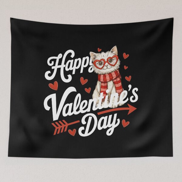 Item preview, Cute Valentine's Day Cat T-Shirt designed and sold by LashondaGreen89.