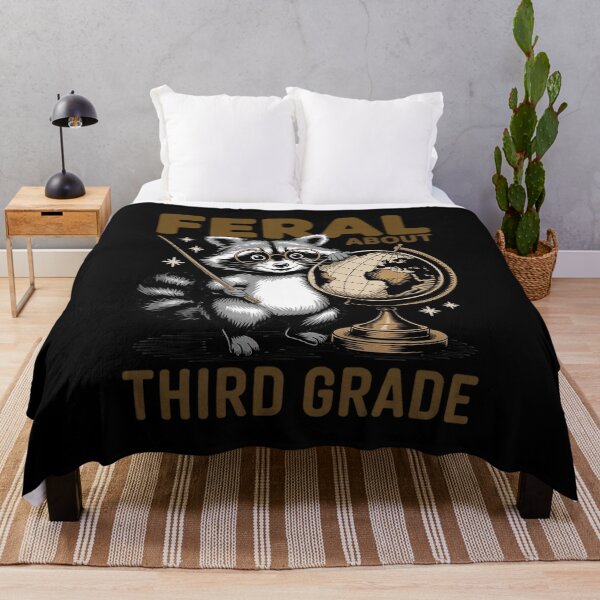 Item preview, Feral About Third Grade, Funny Third Grade Raccoon designed and sold by countntenov.