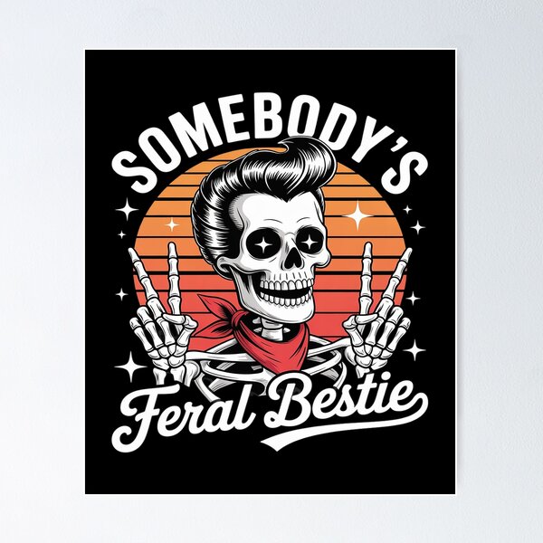 Artikelvorschau, Feral Besties Squad Bester Freund BFF Jemandes wilder Bestie entworfen und verkauft von countntenov.