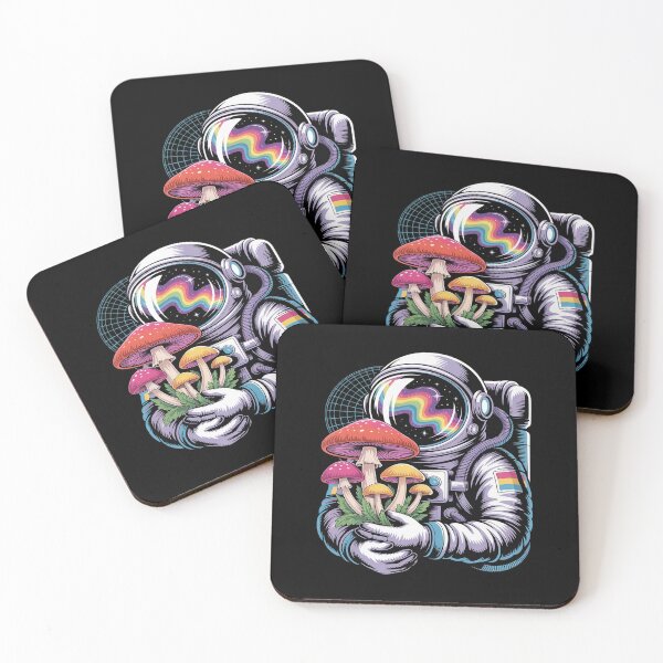 Item preview, Festival Trippy Astronaut DJ EDM Mushroom Psychedelic Rave designed and sold by countntenov.