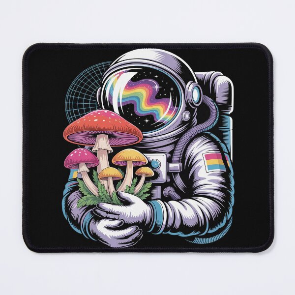 Item preview, Festival Trippy Astronaut DJ EDM Mushroom Psychedelic Rave designed and sold by countntenov.