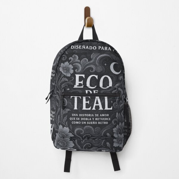 Item preview, Copy of Magic Retro Notebook – Teal Floral Echo designed and sold by Anomaly 404 Error.