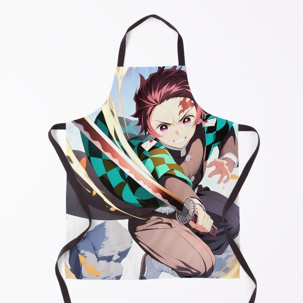 Item preview, Tanjiro Kamado Demon Slayer Anime Dynamic Flame Attack designed and sold by riadjamai.