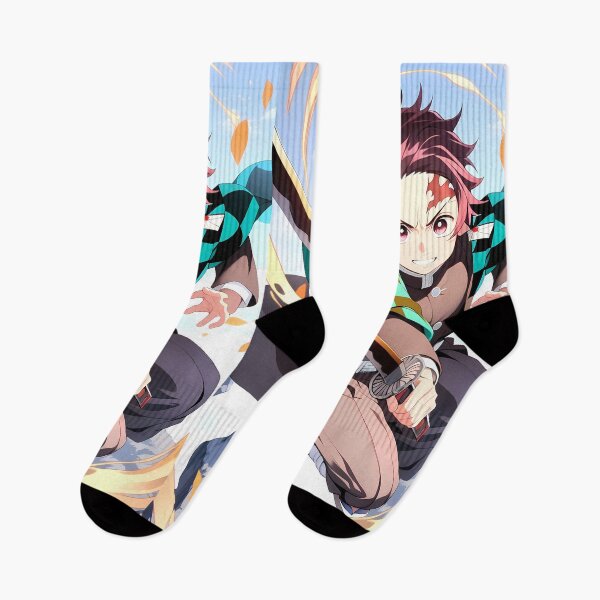 Item preview, Tanjiro Kamado Demon Slayer Anime Dynamic Flame Attack designed and sold by riadjamai.