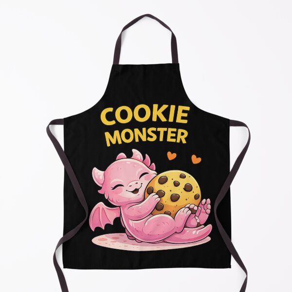 Item preview, Cookie Monster Cute Baby Dragon With Cookie designed and sold by Papier Atelier Art.