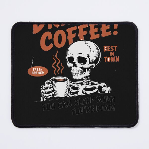 Item preview, FUNNY COFFEE SKELETON HALLOWEEN SPOOKY Raglan designed and sold by Dolostope.