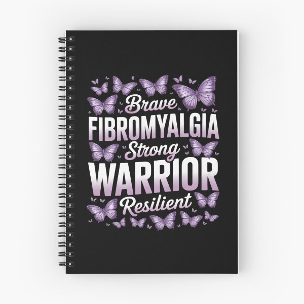 Item preview, Fibromyalgia Warrior Brave Strong Resilient Purple Butterfly designed and sold by countntenov.