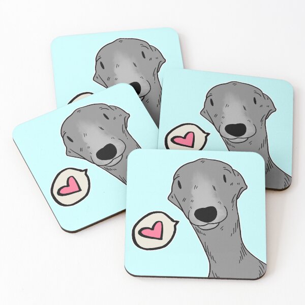 Item preview, Cute Greyhound Love Illustration designed and sold by Iluvmygreyhound.