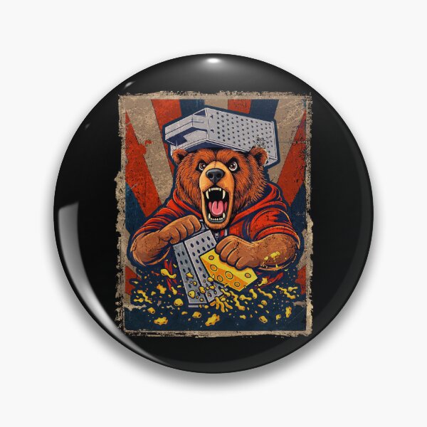 Item preview, Bear with Cheese Grater Hat and Sunglasses Vintage designed and sold by MackenzieBin.