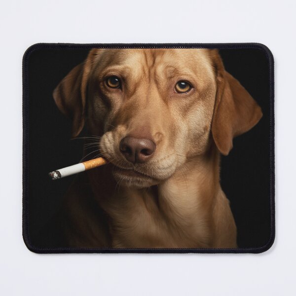 Item preview, Funny Dog Smoking Cigarette designed and sold by Dolostope.