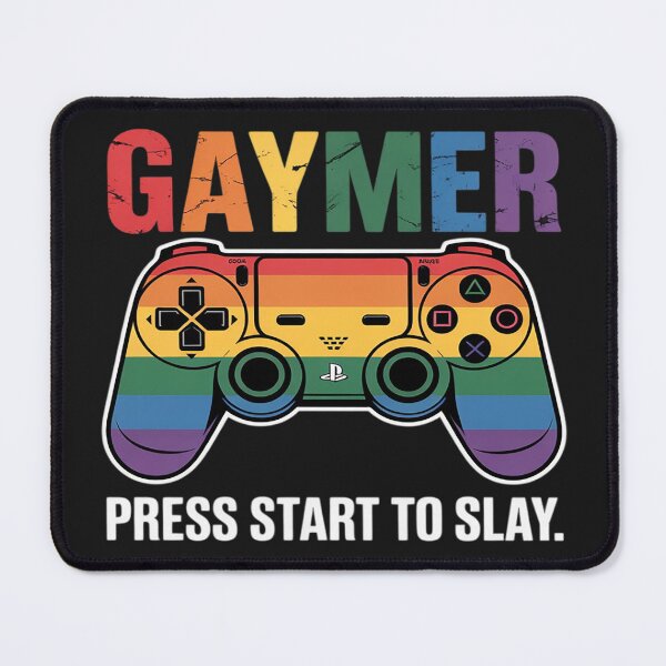 Item preview, Funny Gaymer Gay Pride Rainbow Video Gamer LGBT designed and sold by Dolostope.