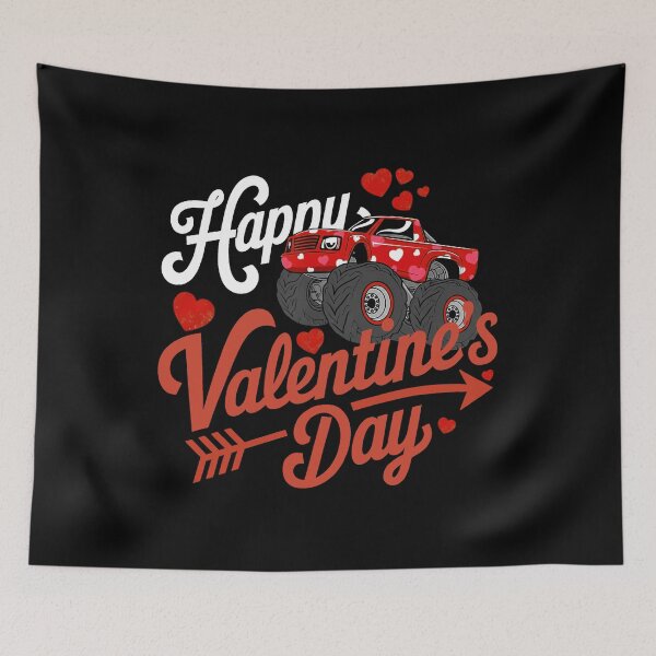 Item preview, Valentine Monster Truck Heart T-Shirt designed and sold by LashondaGreen89.
