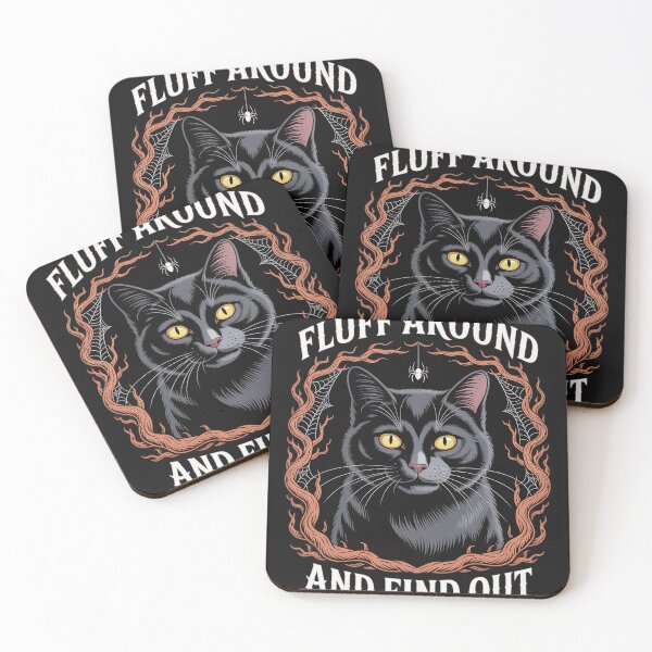 Item preview, Funny Halloween Cat Fluff Around And Find Out Scary Cat Men Women designed and sold by Dolostope.