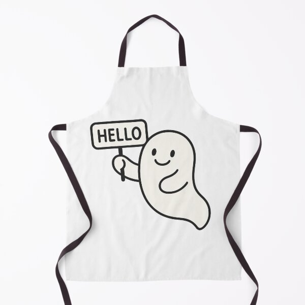 Item preview, Friendly Ghost Saying Hello designed and sold by chromatalove.