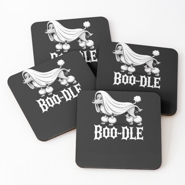 Item preview, Funny Halloween Ghost Dog Poodle Funny Dog Boo-dle designed and sold by Dolostope.
