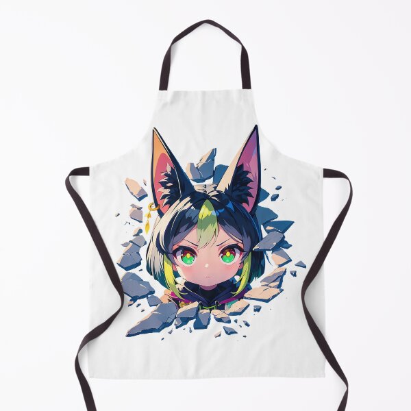 Item preview, Game Tighnari Forest Guardian Genshin Impact Anime Chibi Peeking designed and sold by TorbenKuhano.