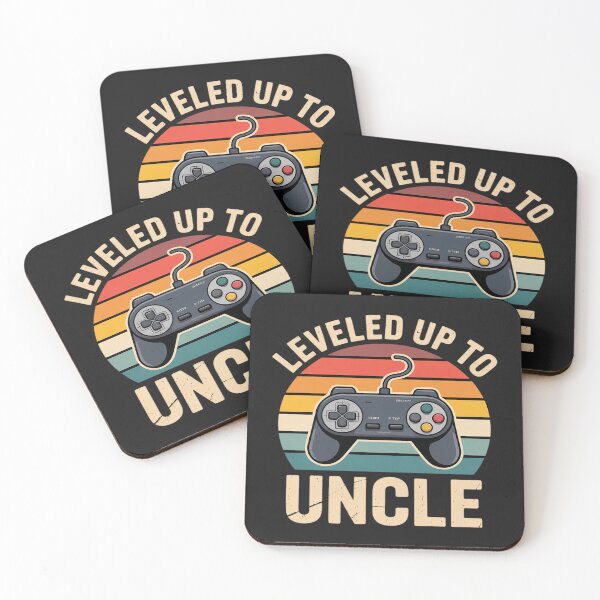Item preview, Funny leveled up to Uncle Video Gamers Gaming Cute Graphic designed and sold by Dolostope.