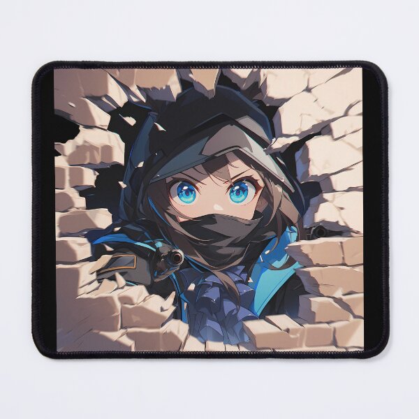 Item preview, Prelude Dawn Amiya Peeking Through Wall Arknights Game Girl Kawaii designed and sold by TorbenKuhano.