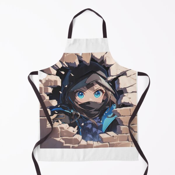 Item preview, Prelude Dawn Amiya Peeking Through Wall Arknights Game Girl Kawaii designed and sold by TorbenKuhano.