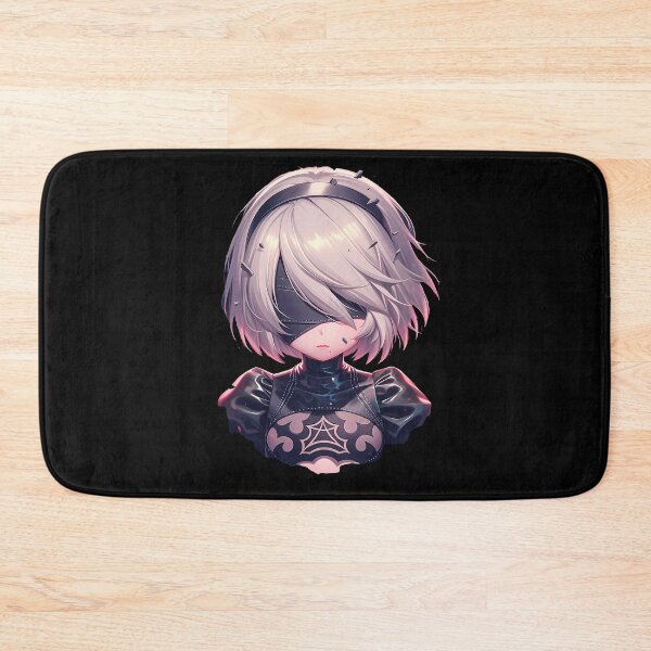 Item preview, A2 Peeking Through Wall Nier Automata Game Girl Kawaii designed and sold by TorbenKuhano.