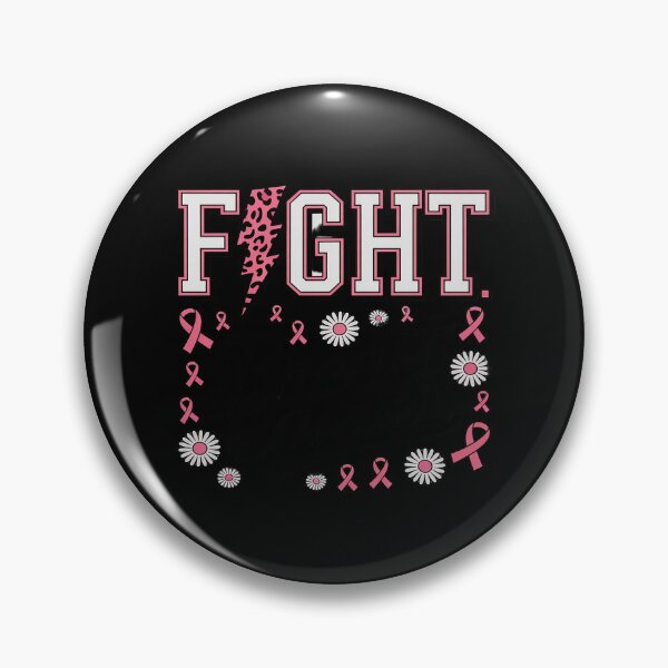 Item preview, Fight Against Breast Cancer Lightning-Bolt Wear Pink Ribbon designed and sold by genkihikki.