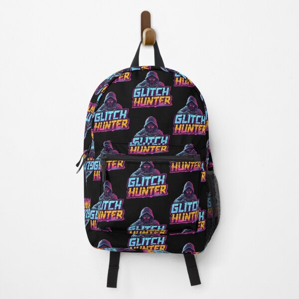 Item preview, Glitch Hunter Gamer – Neon Style Gaming Graphic designed and sold by PHRASEandSTYLE.