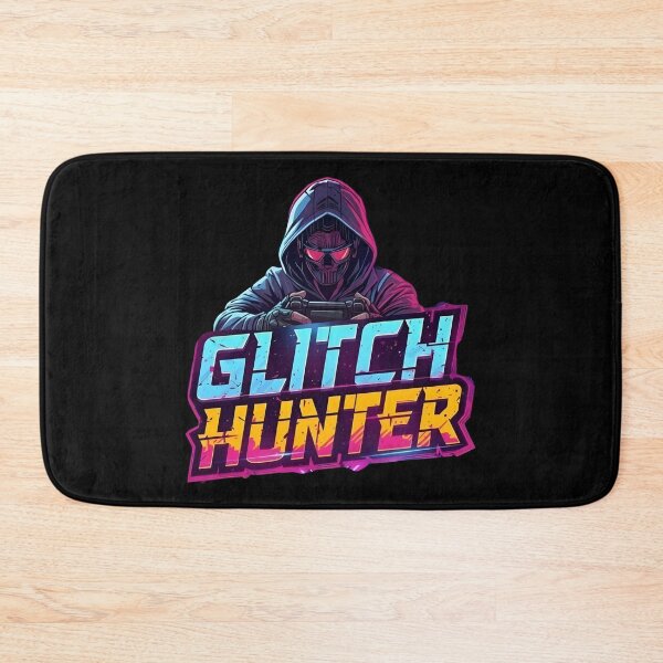 Item preview, Glitch Hunter Gamer – Neon Style Gaming Graphic designed and sold by PHRASEandSTYLE.
