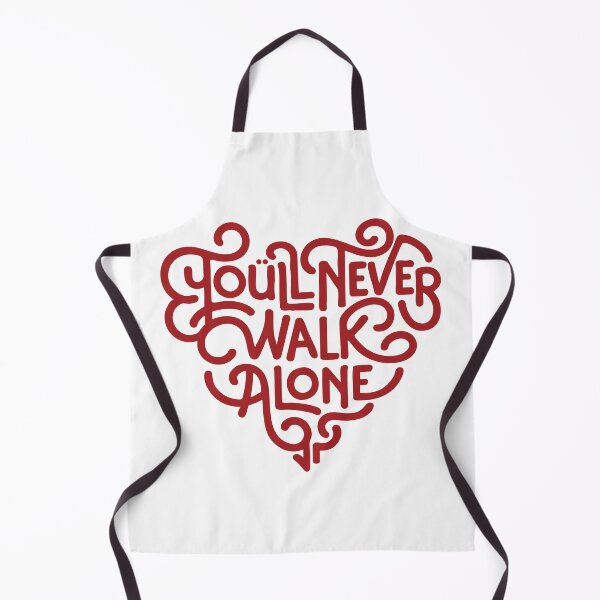 Item preview, YNWA | You'll Never Walk Alone | Love | Hearts designed and sold by Astha Warna.