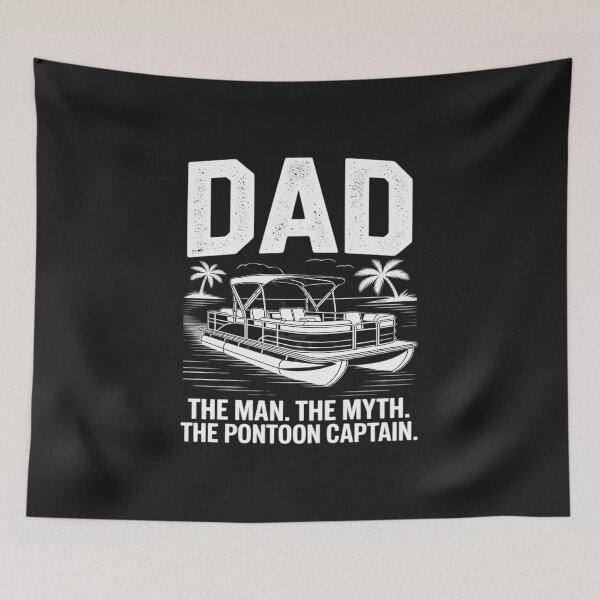 Item preview, Funny Pontoon Dad Boating Pontoon Boat Captain designed and sold by trinfhri.
