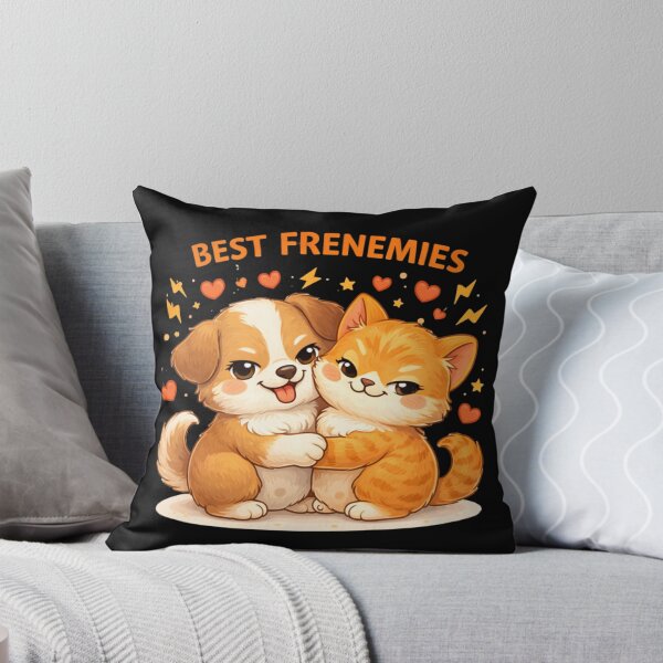 Item preview, Best Frenemies Cute Cat And Dog designed and sold by Papier Atelier Art.