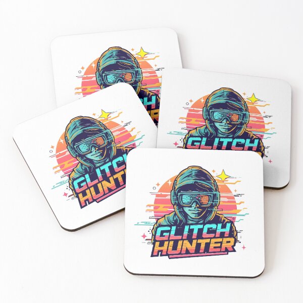 Item preview, Glitch Hunter Gamer – Retro Futuristic Gaming Art designed and sold by PHRASEandSTYLE.