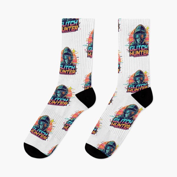 Item preview, Glitch Hunter Gamer – Retro Futuristic Gaming Art designed and sold by PHRASEandSTYLE.