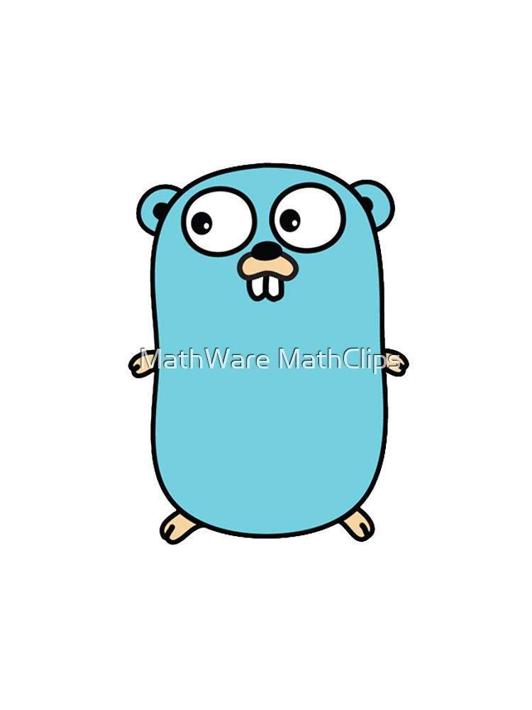 Thumbnail 4 of 4, iPhone Case, Nerdy Go Gopher Logo Computer Programmer designed and sold by MathWare MathClips.