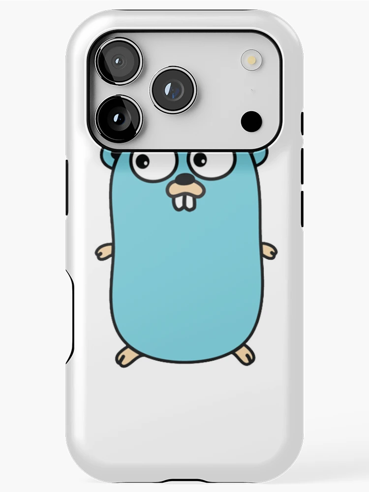 Thumbnail 1 of 4, iPhone Case, Nerdy Go Gopher Logo Computer Programmer designed and sold by MathWare MathClips.